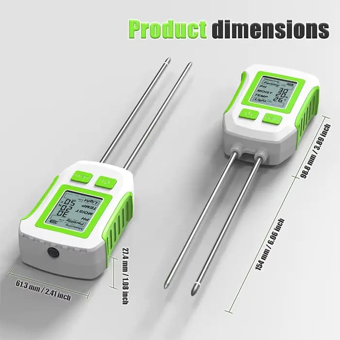 Testeur de sol numérique LCD 3/5 en 1