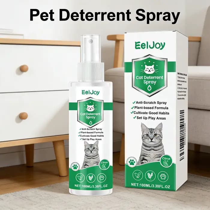 Spray Répulsif Anti-Chat Intérieur/Extérieur – Protection Meubles Contre les Griffures des Chats – Empêche