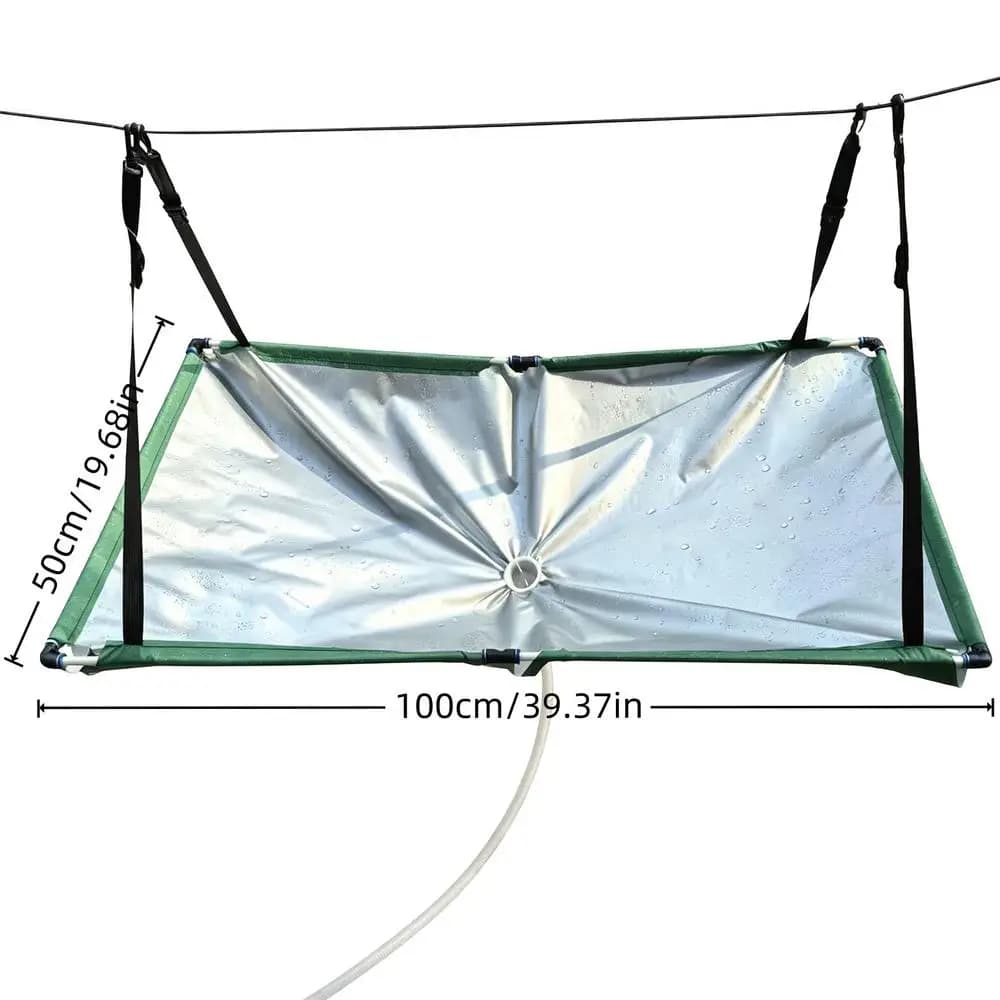 Collecteur d'eau de pluie en tissu pour jardin avec filtre pour pelouse, extérieur, cour, balcon, ca