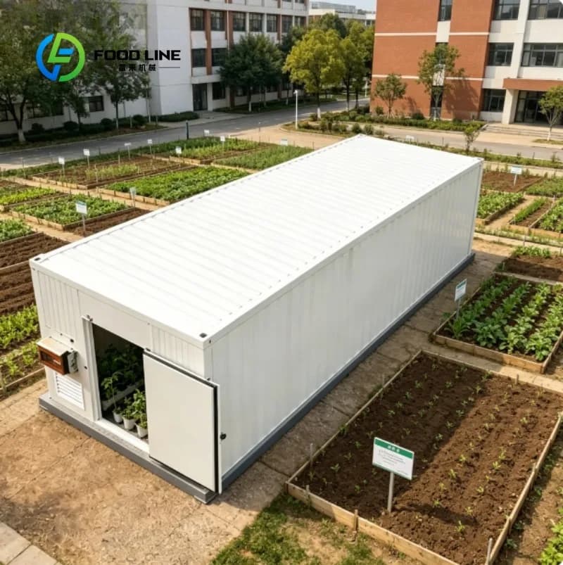 Système de culture vertical intelligent en conteneur, conteneur de culture modulaire pour l'agricult
