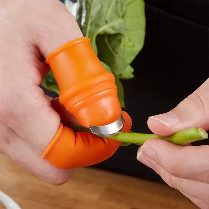 Couteau de jardinage à doigt pour la cueillette des légumes, outil de récolte portable pour fruits, haricots, piments, ferme et jardin