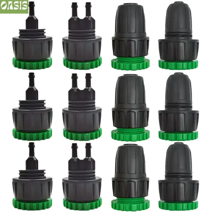 Oasis 3X adaptateur de robinet de jardin connecteurs de tuyau séparateur femelle 1/2 "3/4" à 4/7mm 8