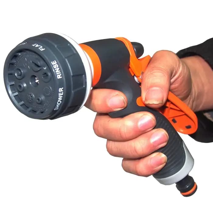 Pistolet de pulvérisation haute pression portable, 8 modes, port d'irrigation, arrosage des plantes