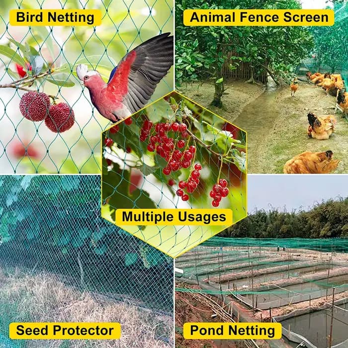 Filet Anti-oiseau solide, clôture et cultures de jardin, maille de protection, Anti-oiseau, cerf, ch
