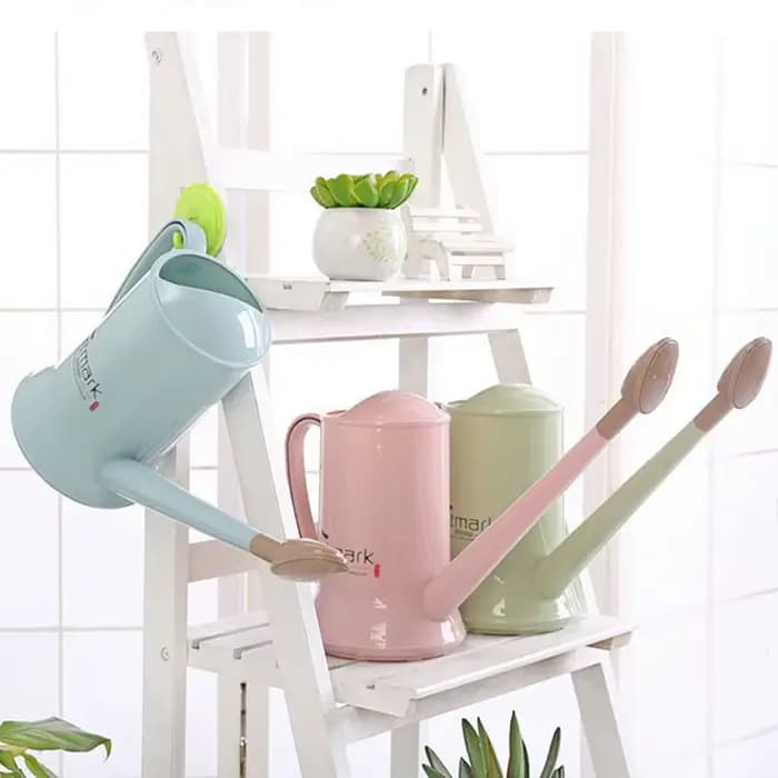 Arrosoir avec poignées pour plantes à fleurs, d'argile de jardin, bouilloire amovible à longue bouch
