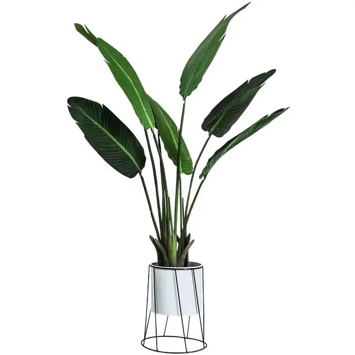 Pot de fleurs en fer forgé pour la décoration de la maison