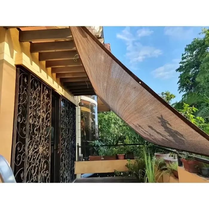 Tissu pare-soleil, clôture de balcon, fenêtre d'écran de confidentialité 85-90%, pare-soleil, pare-v