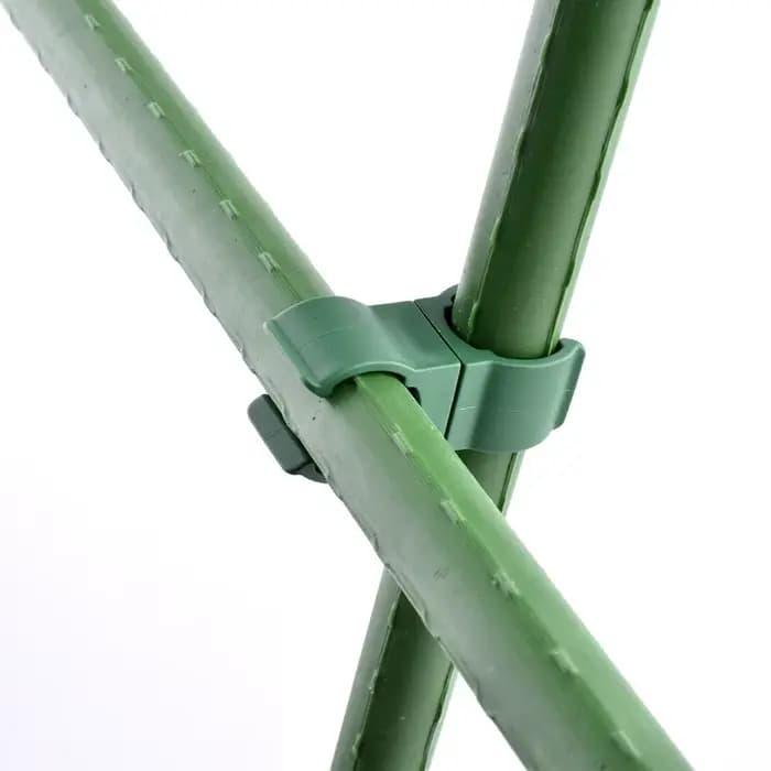 Attache de Support en Plastique pour Serre, réinitialisation pour Plantes, Stent en Rotin, Connecteu