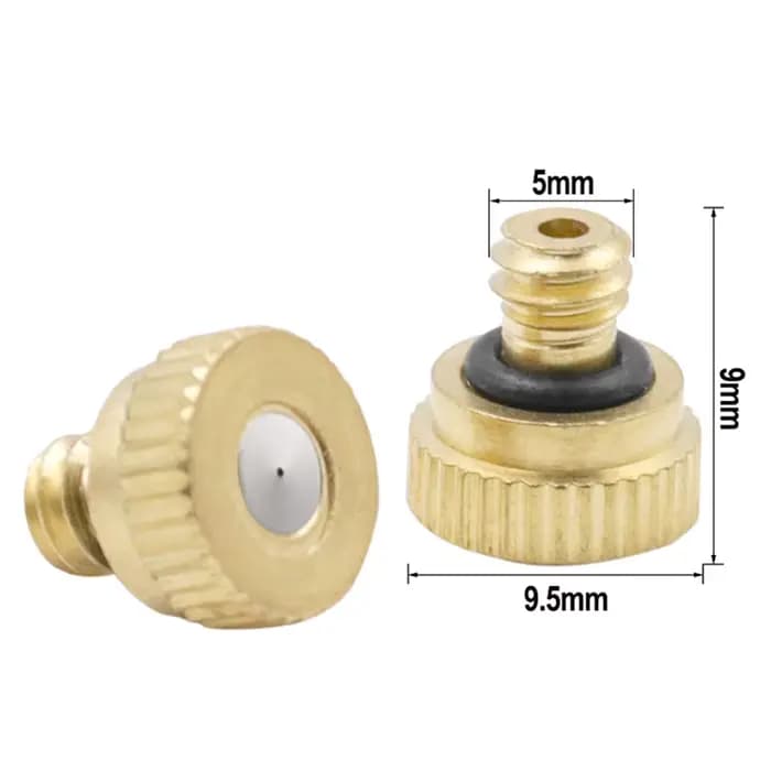 Buse d'atomisation 3/16 ", 10 pièces, accessoires de système d'eau de refroidissement par pulvérisat