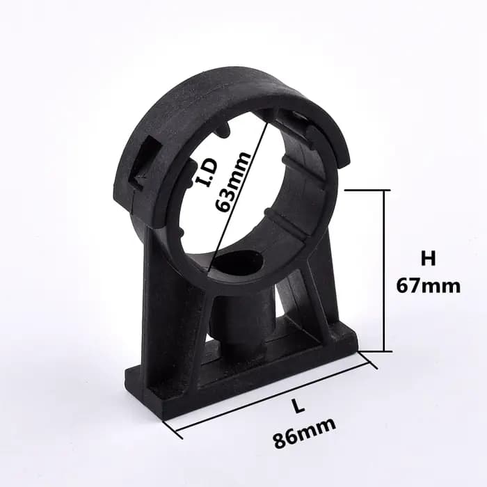 Support de serrage en U simple en plastique