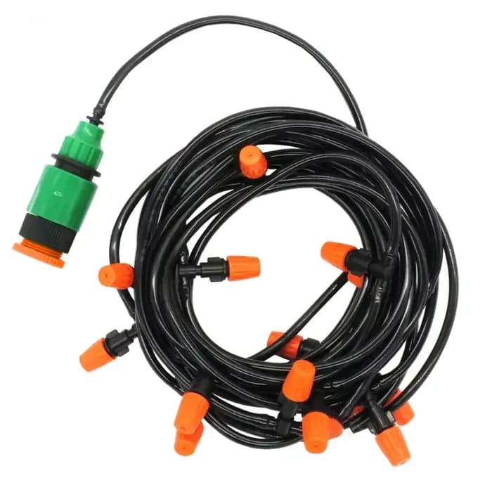 Kit d'irrigation de buses de brouillard 5M-20M, système d'arrosage automatique pour plantes de brumi