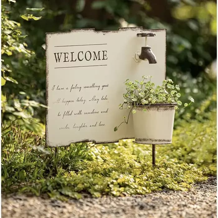Pot de fleur de jardin créatif
