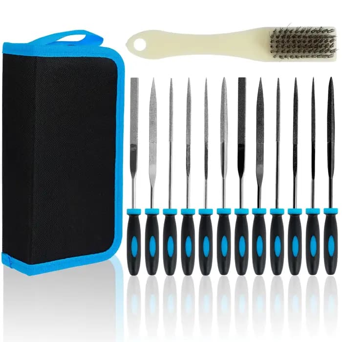 Ensemble de limes métalliques, outil de classement en acier au carbone de haute dureté, Kit d'outils