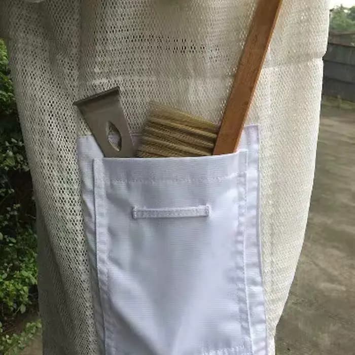 Costume apiculteur professionnel, 1 ensemble, combinaison Anti-moustique, fermeture éclair en métal,