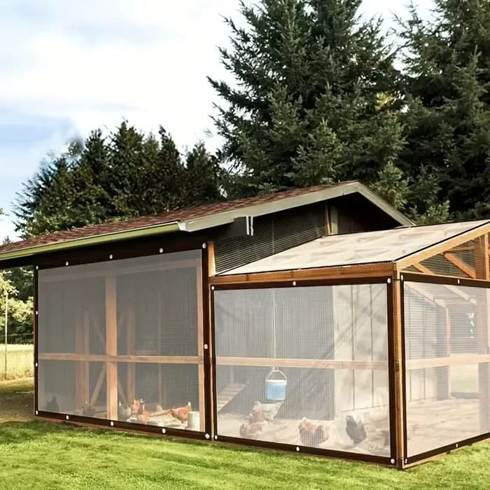 Bâche transparente imperméable pour Gazebo de jardin