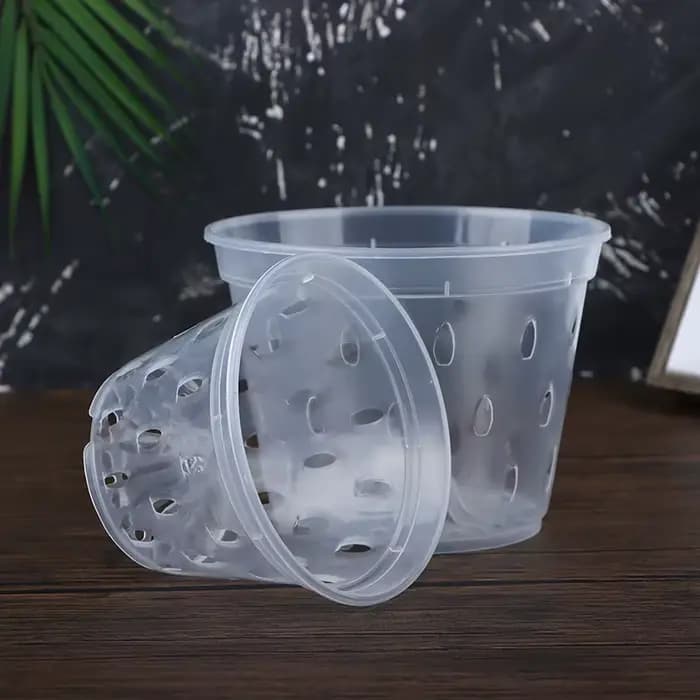 1 pièce de pot de fleurs de jardin avec trous de drainage