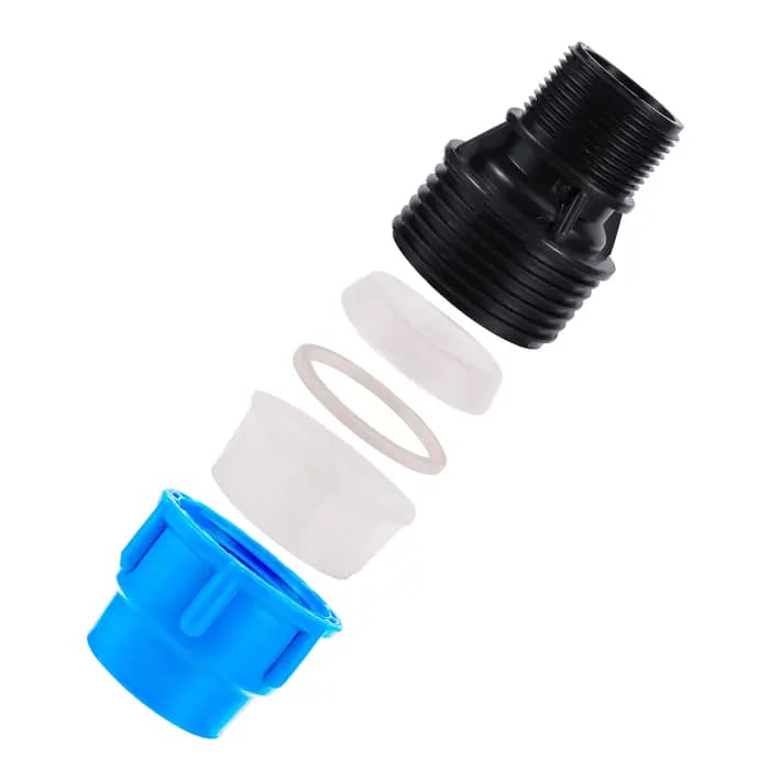 Convertisseur de tuyau PE 20/25/32mm, adaptateur réducteur de filetage 1/2 "3/4" 1 ", connecteur de