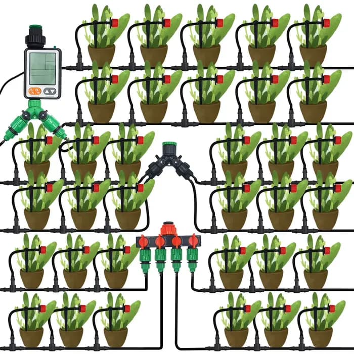 Tuyau d'arrosage de jardin en PVC, micro tuyau d'irrigation goutte à goutte, arroseur de tube, 100 e