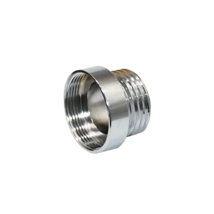 Coupleur de robinet d'eau en laiton argenté 1/2 "à M16 M18 M20 M22 M24 M28, connecteur fileté, racco