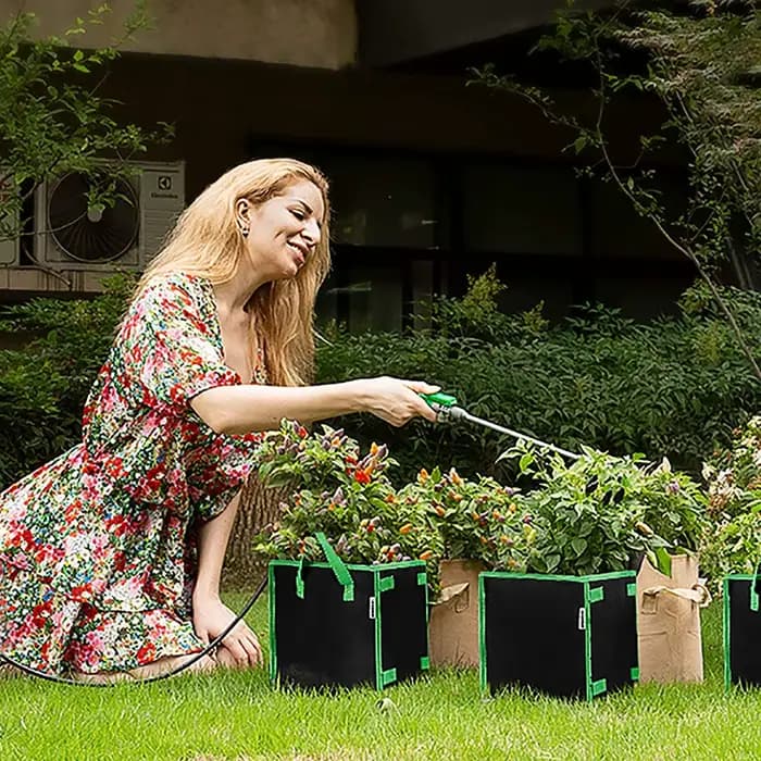 Sacs de culture en tissu Non tissé 4/5/7/10 Gallons, pochette pour légumes, fleurs, pommes de terre,