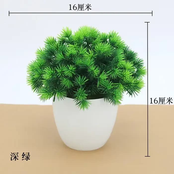 Plantes artificielles bonsaï en pot, petit arbre vert, fausses fleurs, ornements pour la maison, décor de jardin, fête, décor d'hôtel