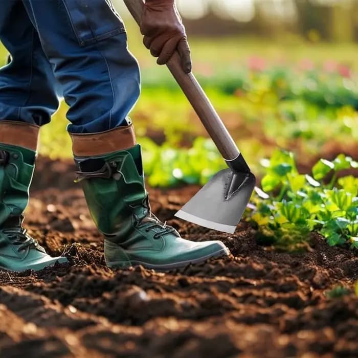Houe de désherbage et de travail du sol durable