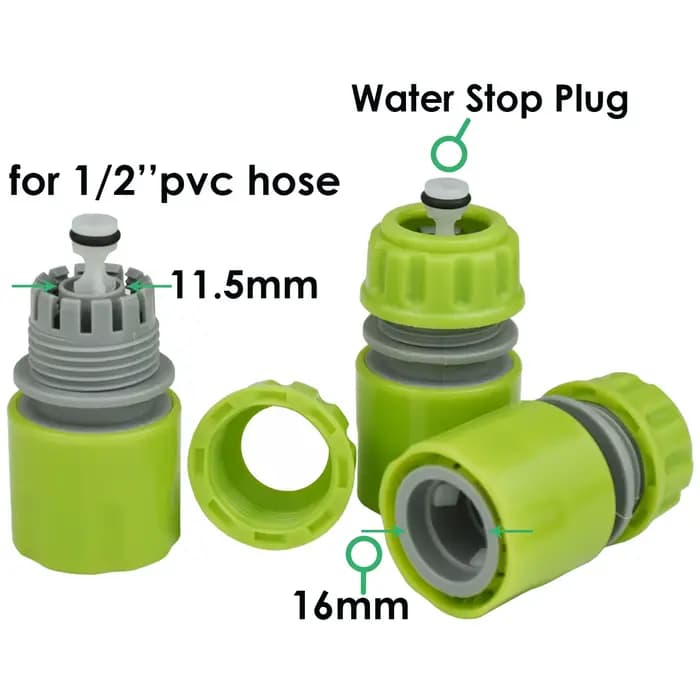 Adaptateur de robinet d'arrosage pour serre de jardin, 10 pièces, 1/2 3/4 pouces, connecteur de tuya