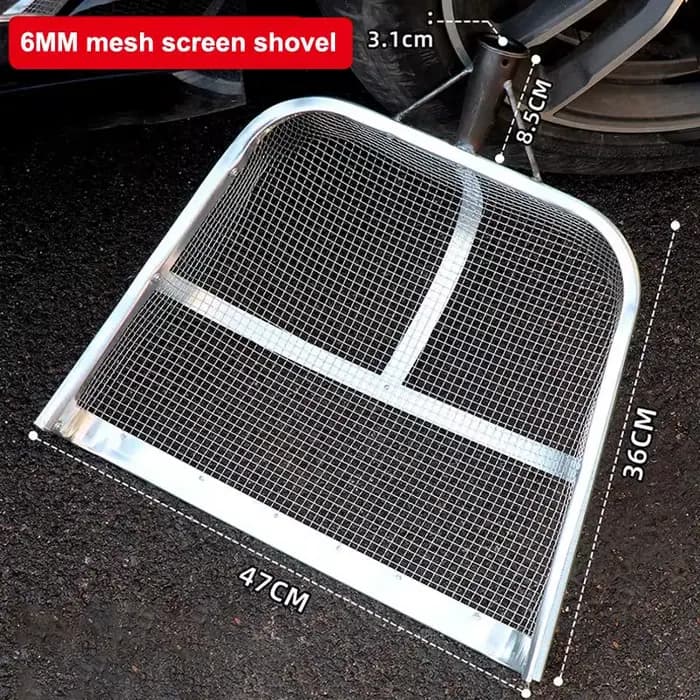 Maille de tamisage du sol en métal, 1 pièce, prise en main facile, capture efficacement le sable, le