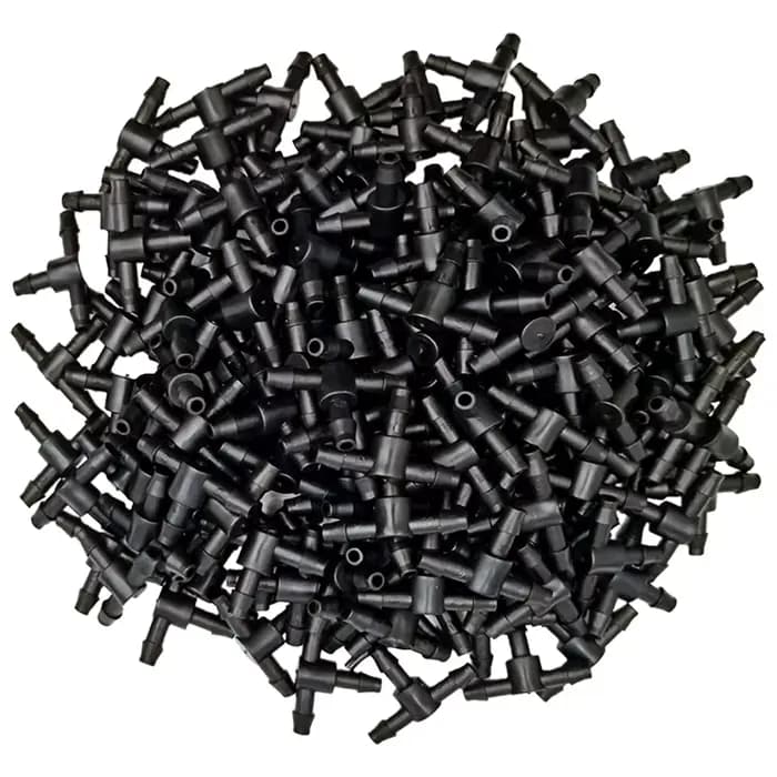 OASIS – connecteur en plastique barbelé à 3 voies, 50 pièces, pour tubes de 4/7mm, raccords de tuyau