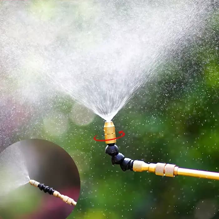 Buse de Pulvérisation Agricole Extensible Télescopique, Analyste d'Arrosage en Plastique et Acier In