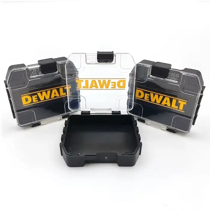 DEWALT TSTAK Mini étui robuste noir petite boîte à outils empilable amovible rangement forets outil accessoires