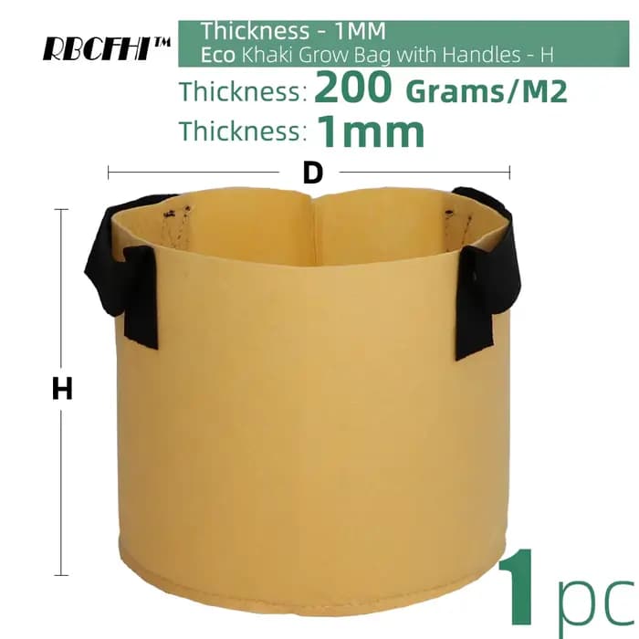 RBCFHI 1-20 gallons coloré plante poussent sacs fleur légumes aération plantation Pot conteneur jard