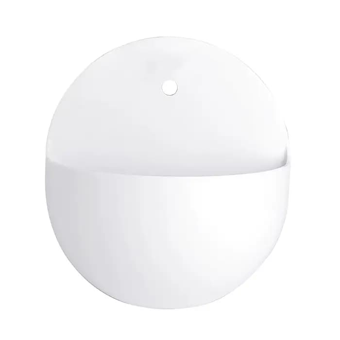 Pot de fleur hydroponique suspendu au mur, Vase en plastique paresseux, Pot de fleur vert, # 2660