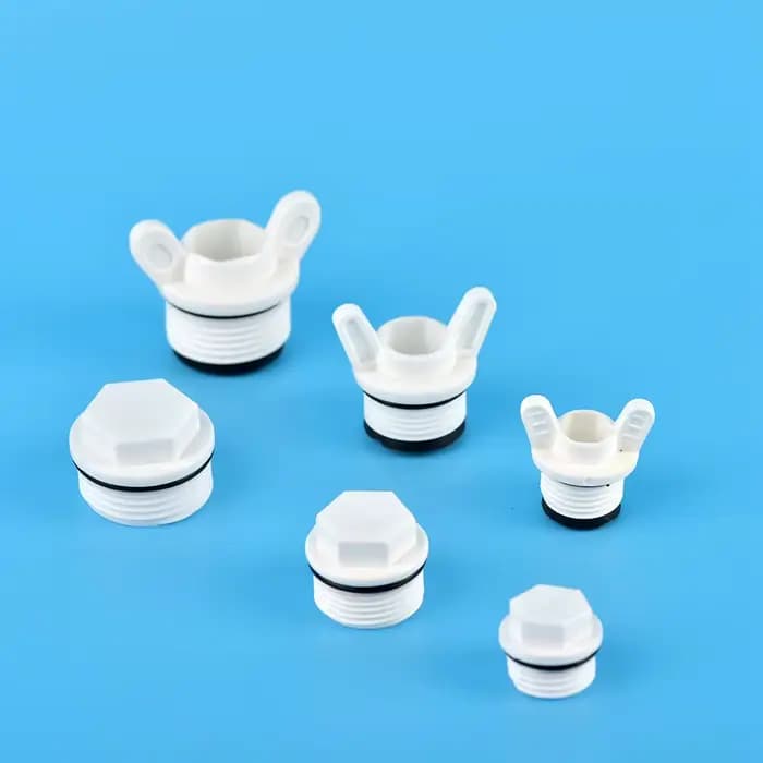 Bouchon de tuyau à filetage mâle en PVC, 1/2 "3/4" 1 '', embouts à Micro filetage, adaptateur d'aqua