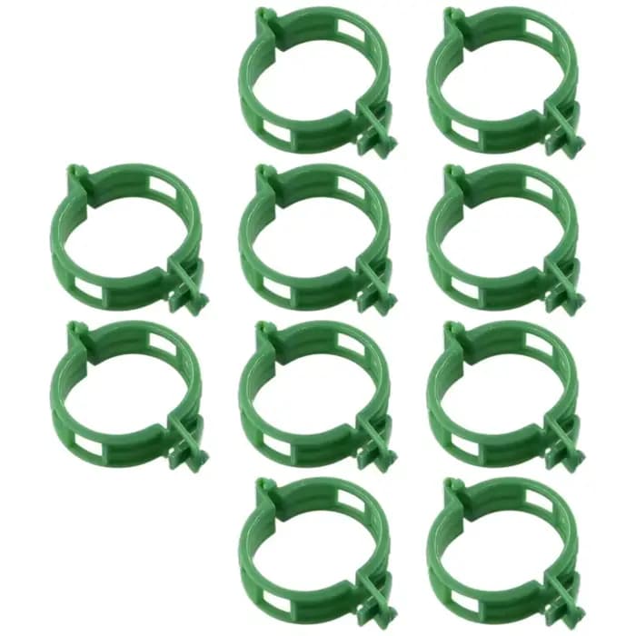Pince de support en plastique pour plantes, clips de piquet en treillis, support de serre, légumes e