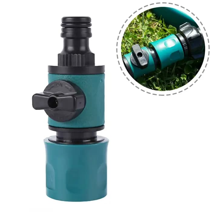 Tuyau d'arrosage, robinet en ligne, raccord de Valve d'arrêt, connecteur rapide d'arrosage avec Valv