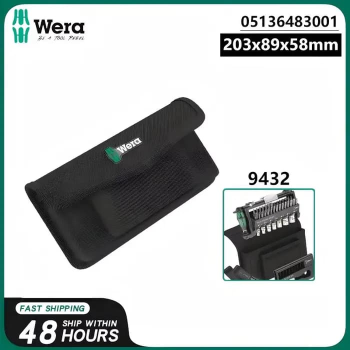 Sac à outils en toile WERA 05136483001 - Pour Tool-Check Plus