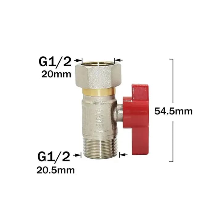 Connecteur de filetage mâle femelle en laiton G1/2 3/4 pouces