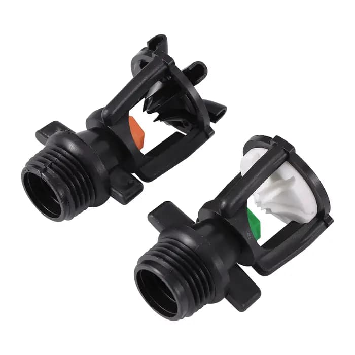Arroseurs rotatifs à filetage mâle 1/2 ", arroseur d'eau d'irrigation pour pelouse 360 ° Système d