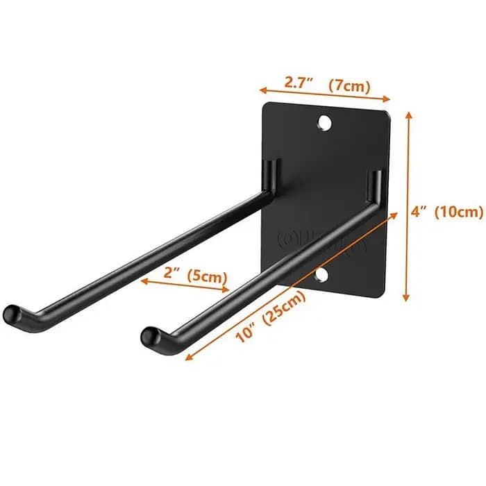 Support mural de rangement pour outils de jardin en fer