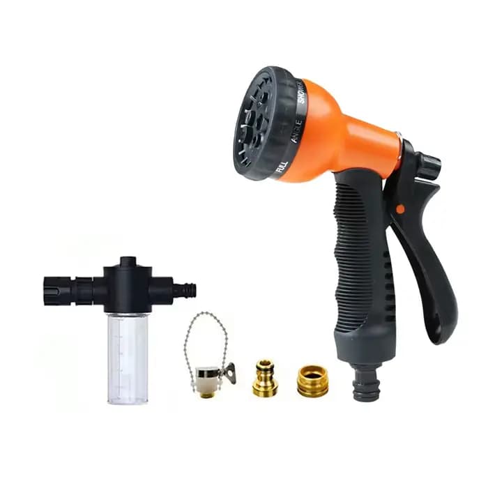 Pistolet de lavage haute pression réglable pour tuyau d'arrosage, nettoyeur de jardin, pistolet de p