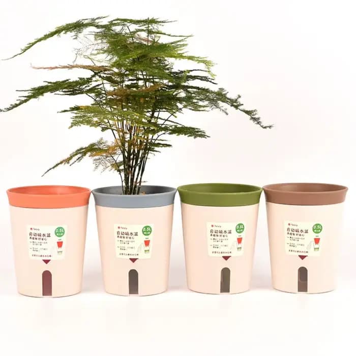 Pot de fleur hydroponique paresseux, pot de fleurs absorbant l'eau, pot de plante succulente, jardin