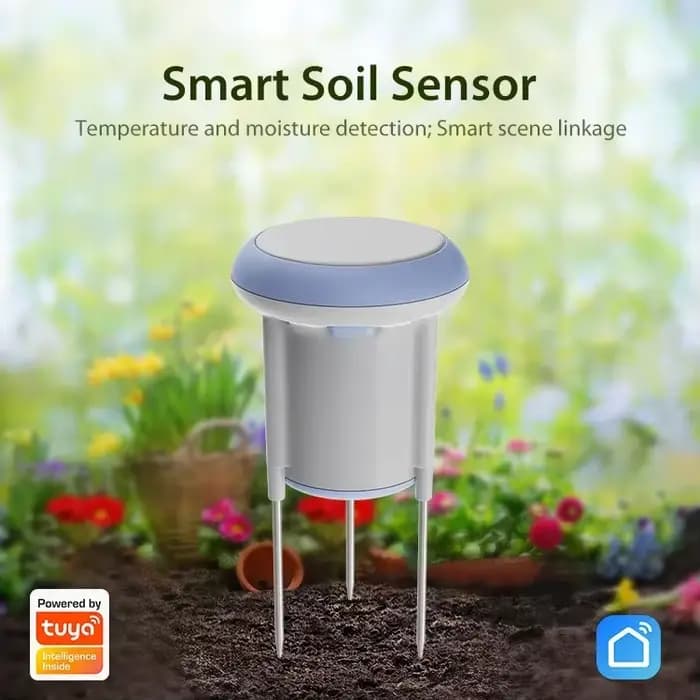 Tuya – capteur de sol intelligent sans fil 3 en 1, moniteur de santé du sol intelligent à énergie solaire pour le jardinage et l'agriculture intelligents