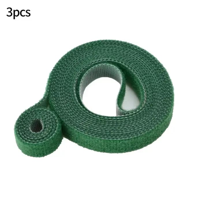Rouleau de Ficelle de Jardin Verte, Bandage en Nylon pour Plantes, Boucle de Crochet, Canne en Bambo