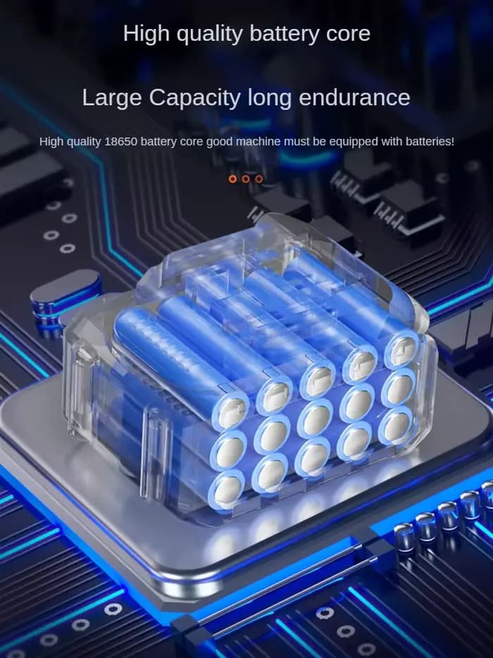 Tondeuse à Gazon Électrique Portable avec Batterie au Lithium
