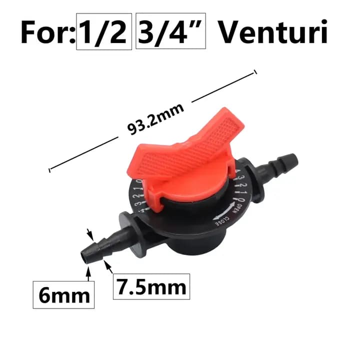 Tube d'irrigation Venturi 1/2 "3/4" 1 "1.5 "filetage Agriculture Venturi engrais injecteur ferme fer