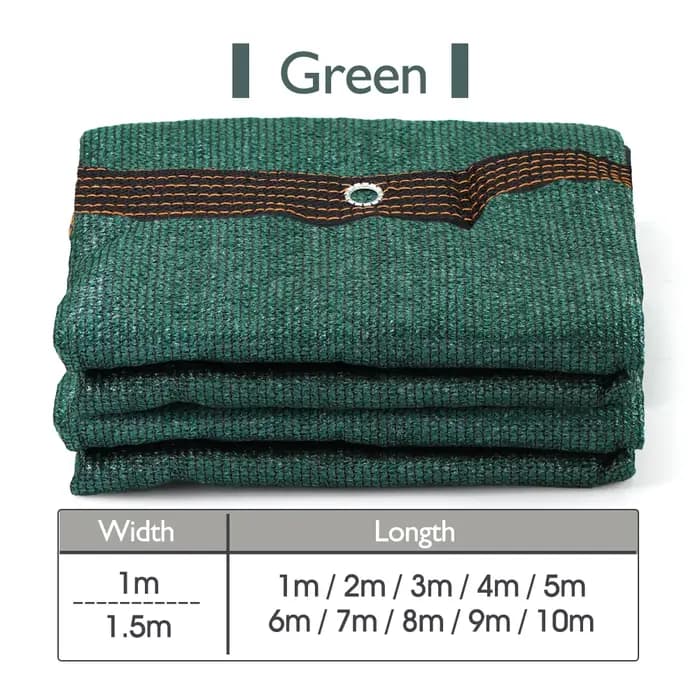 Grille d'ombrage de jardin vert foncé en HDPE anti-UV