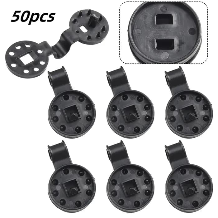 Clips en plastique pour grille de filet pare-soleil, pince fixe, support de crochet, poignée de verr