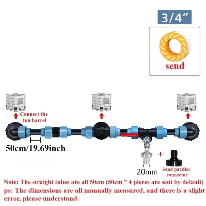 Adaptateur de robinet pour réservoir IBC