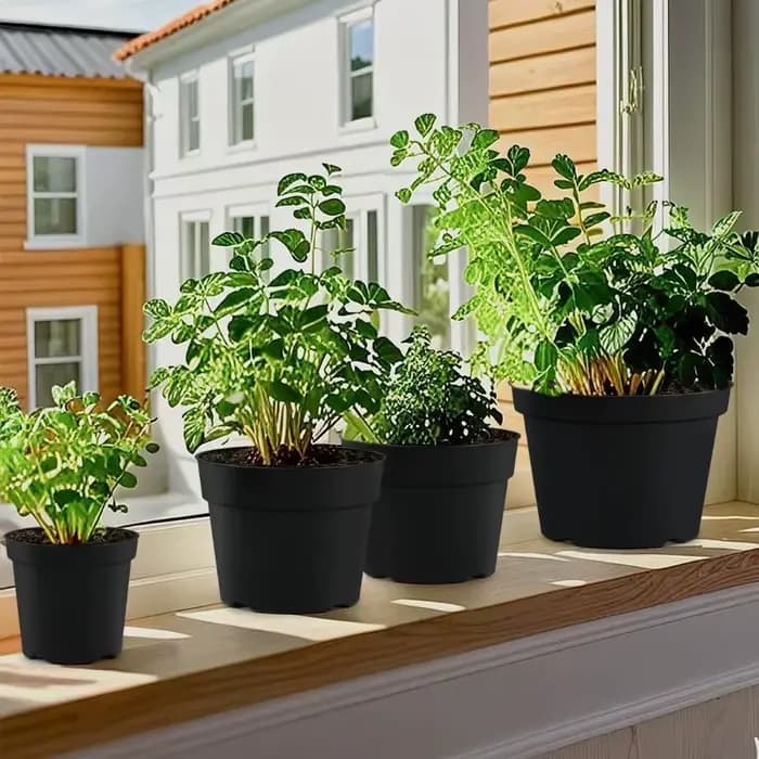 Pots de pépinière de 4/5/6 pouces avec trou de drainage